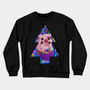 For My Fat Pig Tummy Crewneck Sweatshirt